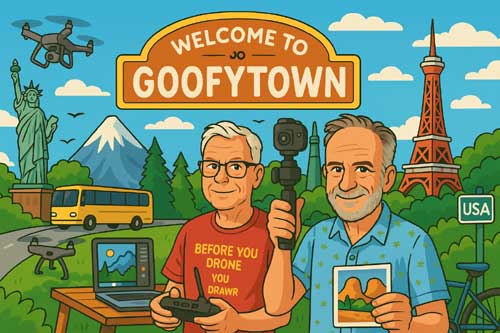 Scott and Joe in Goofy Town